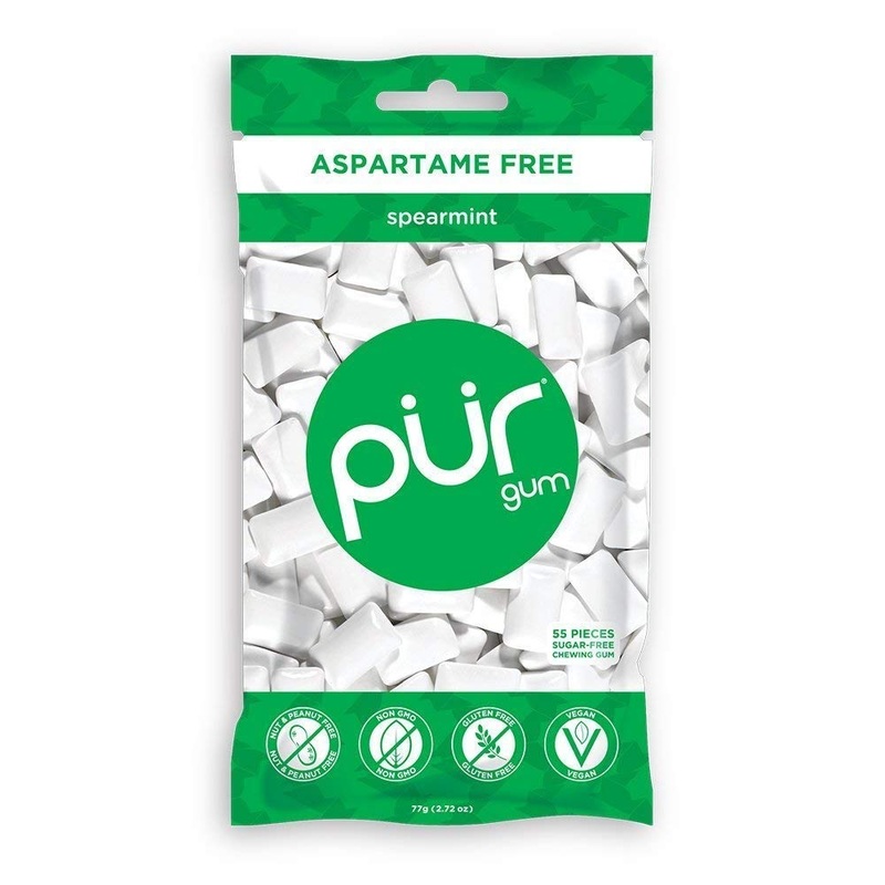 Pur Gum Spearmint 55 Pieces, 12-Pack