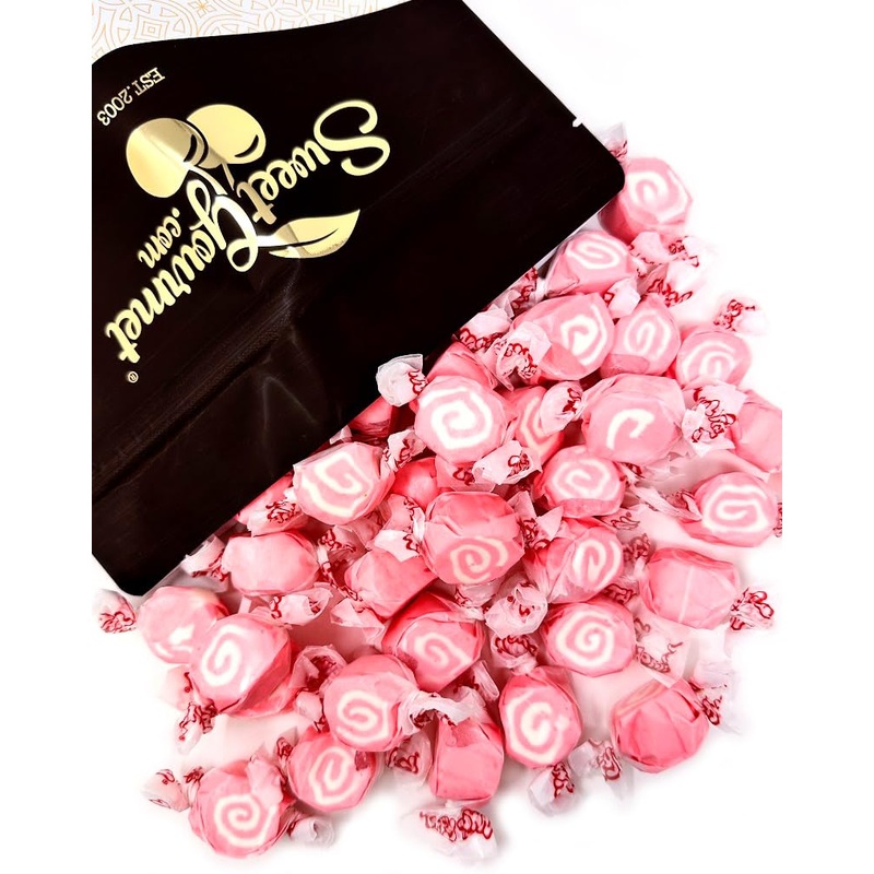 Sweetgourmet Cinnamon Salt Water Taffy Bulk Candy | 1 Pound