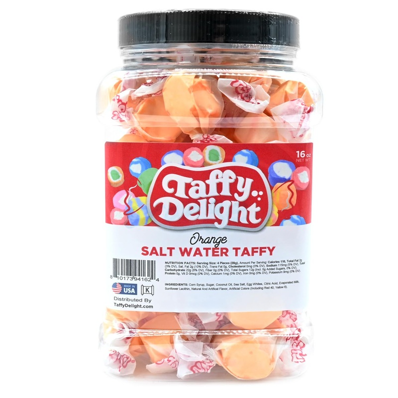 Taffy Delight Salt Water Taffy (16Oz, Orange)