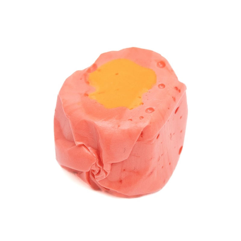 Taffy Shop Peach Not War, Peach Salt Water Taffy - Gourmet Soft Chewy Candy, Bulk Sweet Snack, Fresh Gift & Gluten-Free, 60 Indi