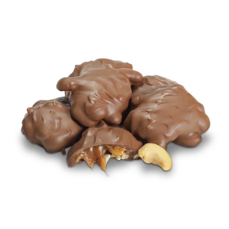 Albanese Mk Choc Cashew Caramel Patties 10lb Case