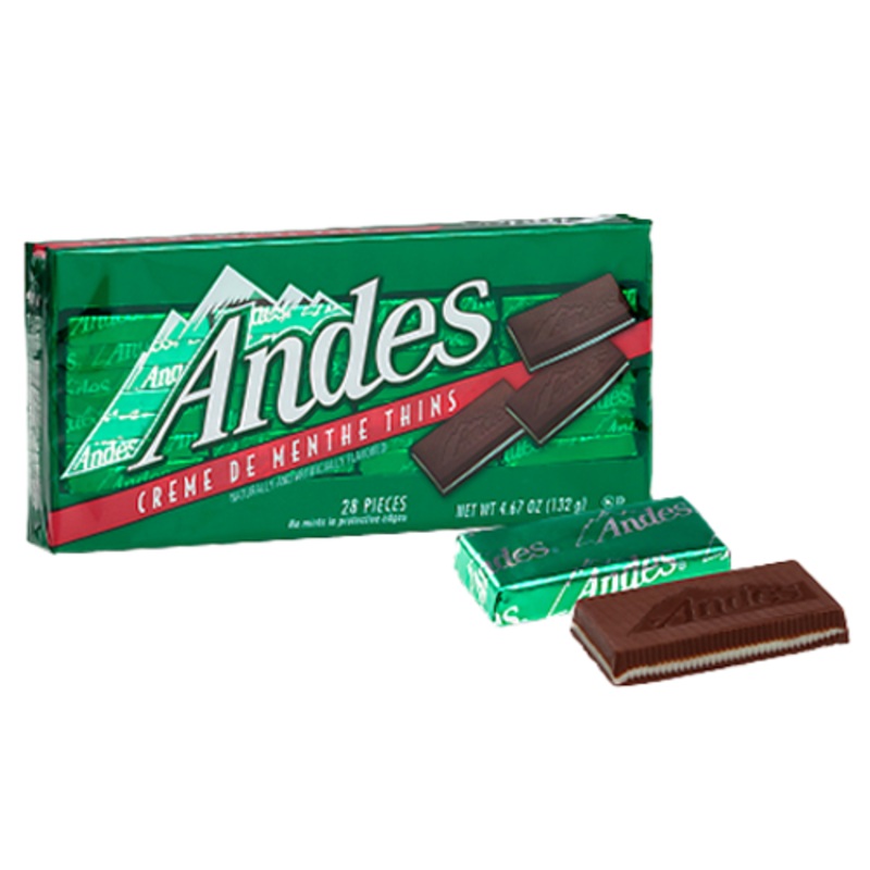 Andes Crme de Menthe Thins - 4.67-oz. Box