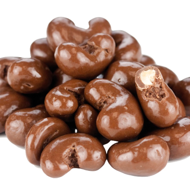 Bulk Foods No Sugar Added Milk Chocolate Cashews 2 lb. Bulk Bag