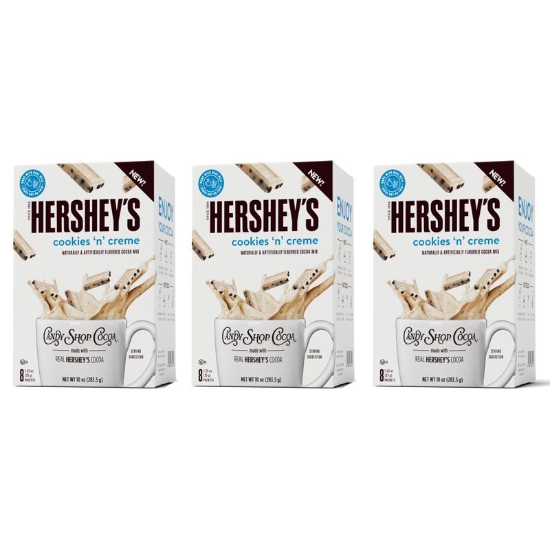 Candy Shop Cocoa Hershey'S Cookies 'N' Creme Cocoa Mix, Hot Chocolate, Make Hot Or Iced Cocoa, Made With Real Milk, Gluten Free,