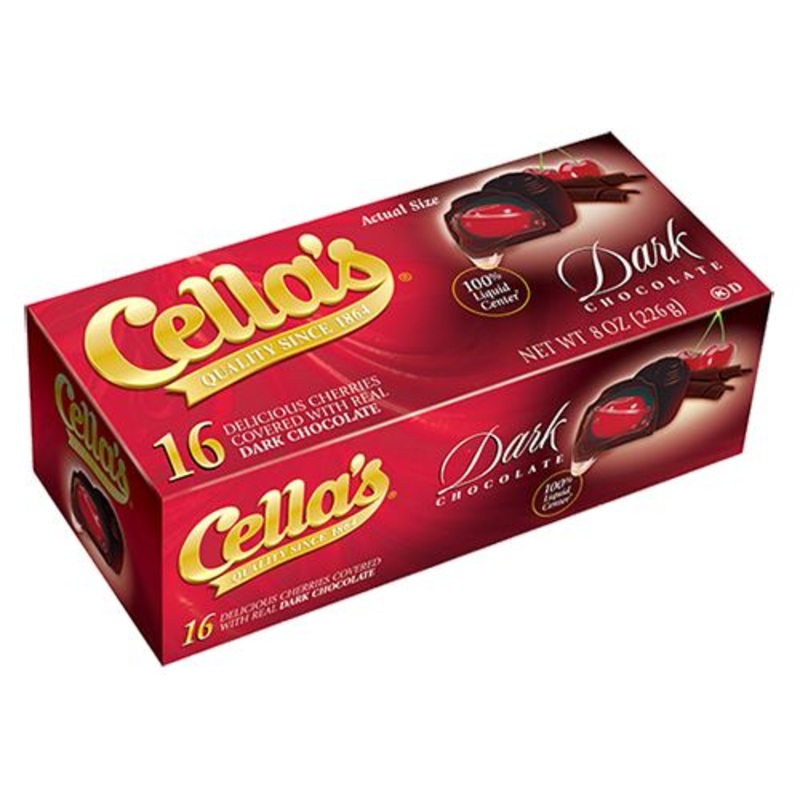 Cella's Dark Chocolate Covered Cherries - 8-oz. Box