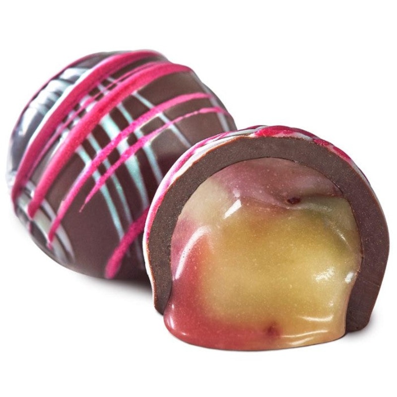 Dark Strawberry Cheesecake Truffle
