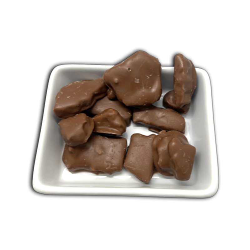 Hand Dipped Chocolate Covered Peanut Brittle 1/2 Pound