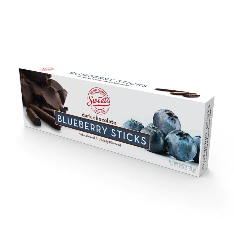 Sweet's Dark Chocolate Blueberry Sticks 10.5 oz. Box