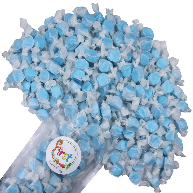 Variety Gourmet Saltwater Taffy (Sour Blue Raspberry, 2 Pound)