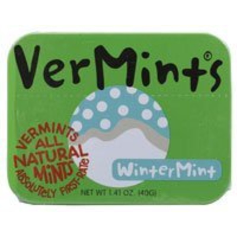 Vermints All Natural Breath Mints, Wintermint, 1.41 Oz