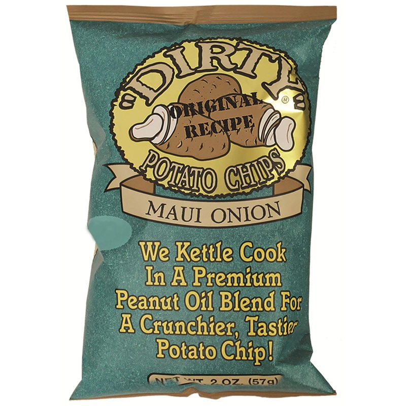 Dirty Potato Chips Sweet Maui Onion, 2-Ounce Bags (Case Of 25)
