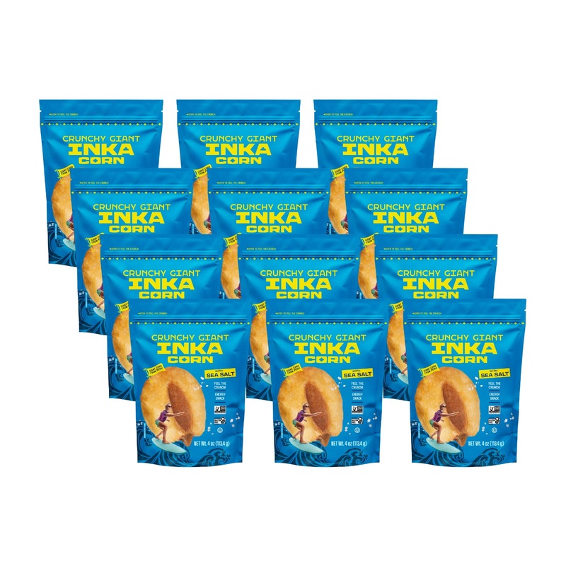 Inka Corn Nuts, Gluten Free Roasted Giant Corn, Original Flavor, 4-Ounce (Pack Of 12)