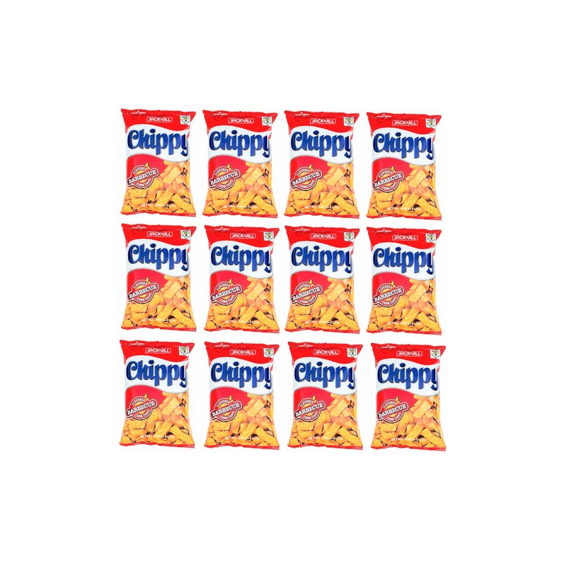 Jack N' Jill Chippy Corn Chips Barbecue 110G, 12 Pack