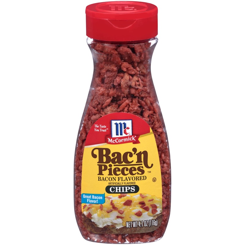Mccormick, Bac'N Pieces, Bacon Chips, 4.1Oz Container (Pack Of 3)
