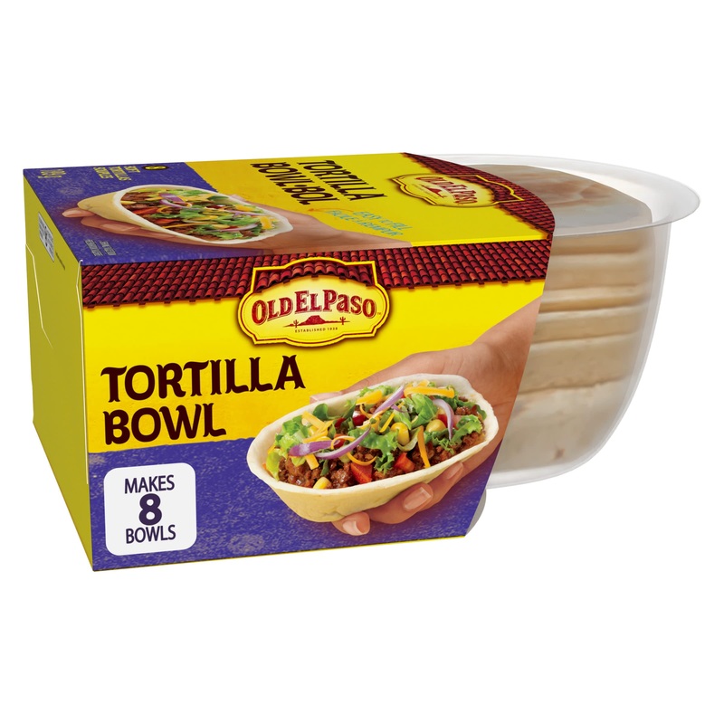 Old El Paso Tortilla Bowl, 8 Counts, 189G/6.7Oz., {Imported From Canada}