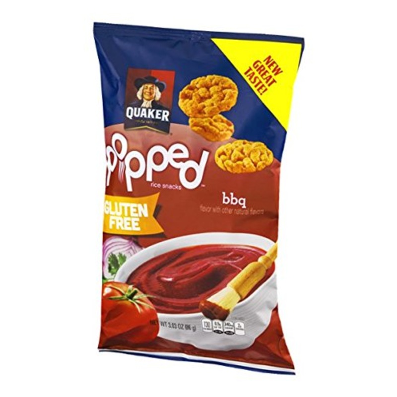 Quaker Popped Gluten Free Rice Snacks Bbq Flavor - 3.03 Oz