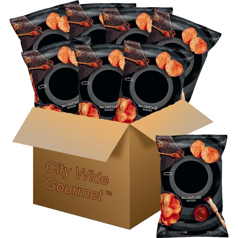 Barbecue Flavored Potato Chips, 1.5 Ounce (Pack Of 8) Bundled By City Wide Gourmet