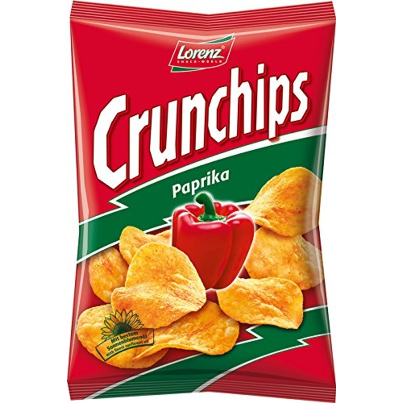 Lorenz Paprika Crunchips, 6.4 Ounce