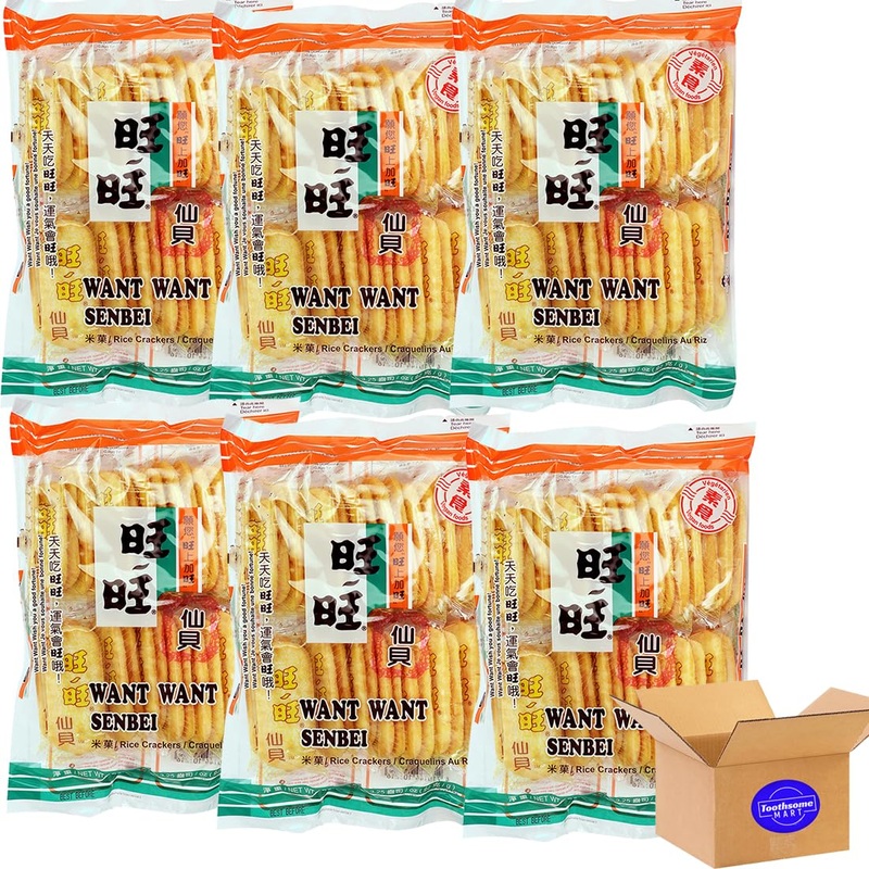Shenbei Xianbei Crispy Rice Cracker 3.25Oz/92G Pack Of 6