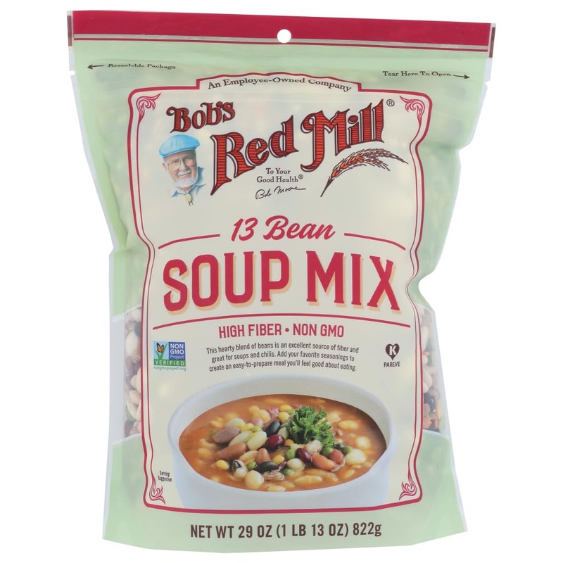 Bob'S Red Mill 13 Bean Soup Mix 29 Oz (Two Pack, 58 Oz Total) - Hearty & Savory Blend Of Beans, Peas, And Lentils - High Fiber S