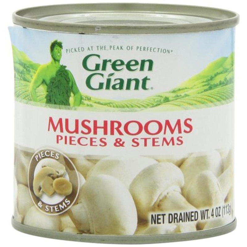 Green Giant Mushrooms Pieces & Stems, 4-Ounce Tins (Pack Of 24)