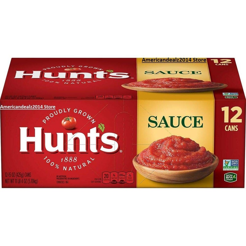 Hunt'S Tomato Sauce For Chili By Hunt'S, 15 Oz, 12 Pack