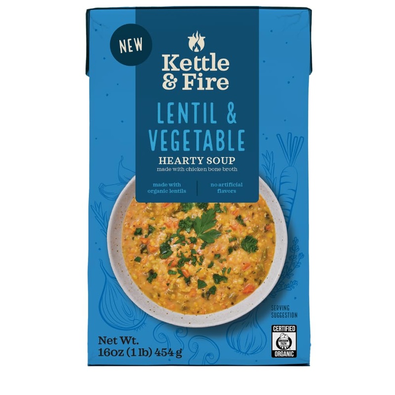 Kettle And Fire Soup Lentil And Vegetable 16 Oz (Pack Of 6)