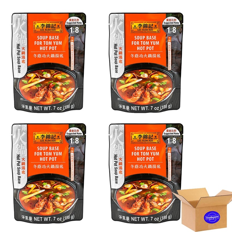 L K K Tom Yum Hot Pot Soup Base 7Oz/198G 4Pack
