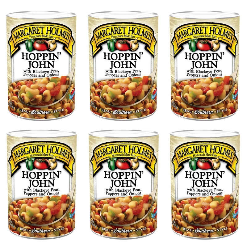 Margaret Holmes Hoppin' John With Blackeye Peas, Tomatoes, Onions & Jalapenos 14.5 Oz (Pack Of 6)