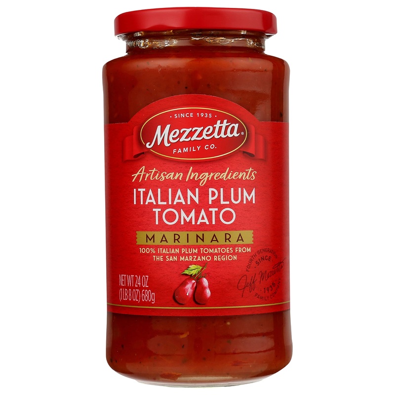 Mezzetta Sauce Pasta Plum Tom, 24 Oz (Pack Of 6)