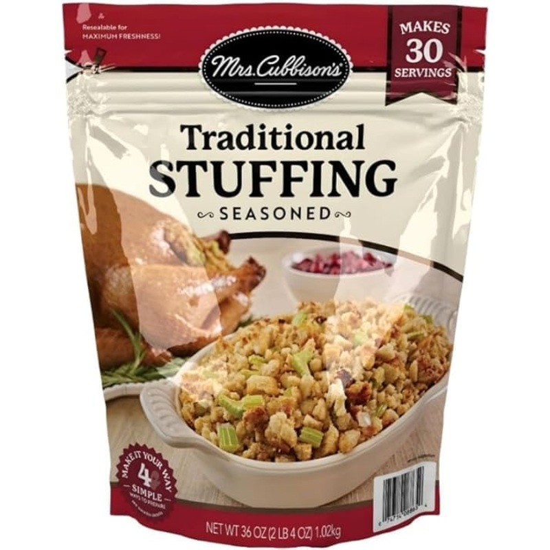 Mrs C'S Traditional Stuffing (Seasoned), 36 Ounces, Makes 30 Servings
