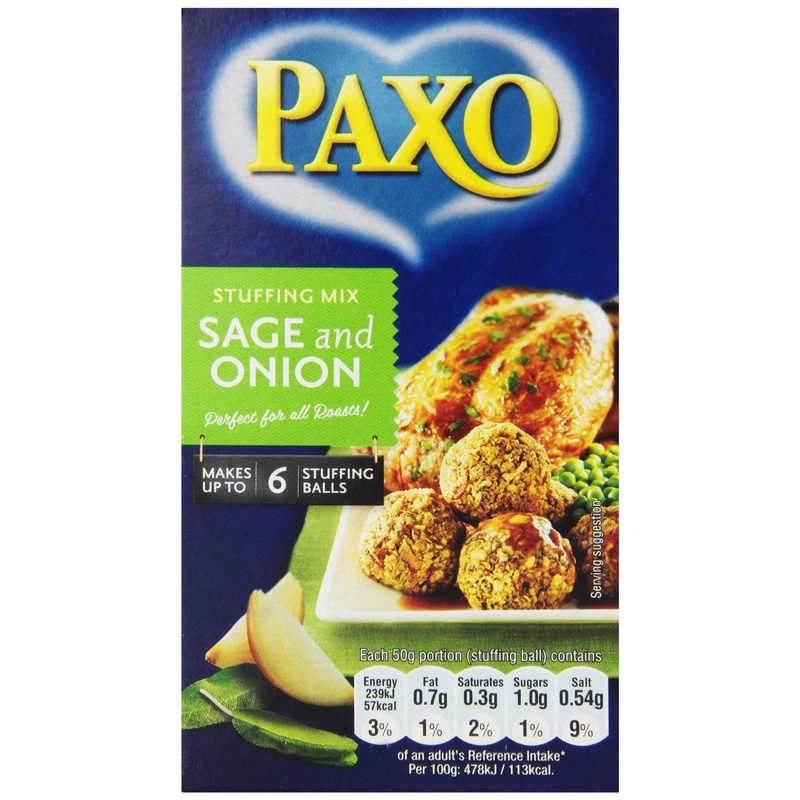 Paxo Sage And Onion Stuffing, 85G (Pack Of 8)
