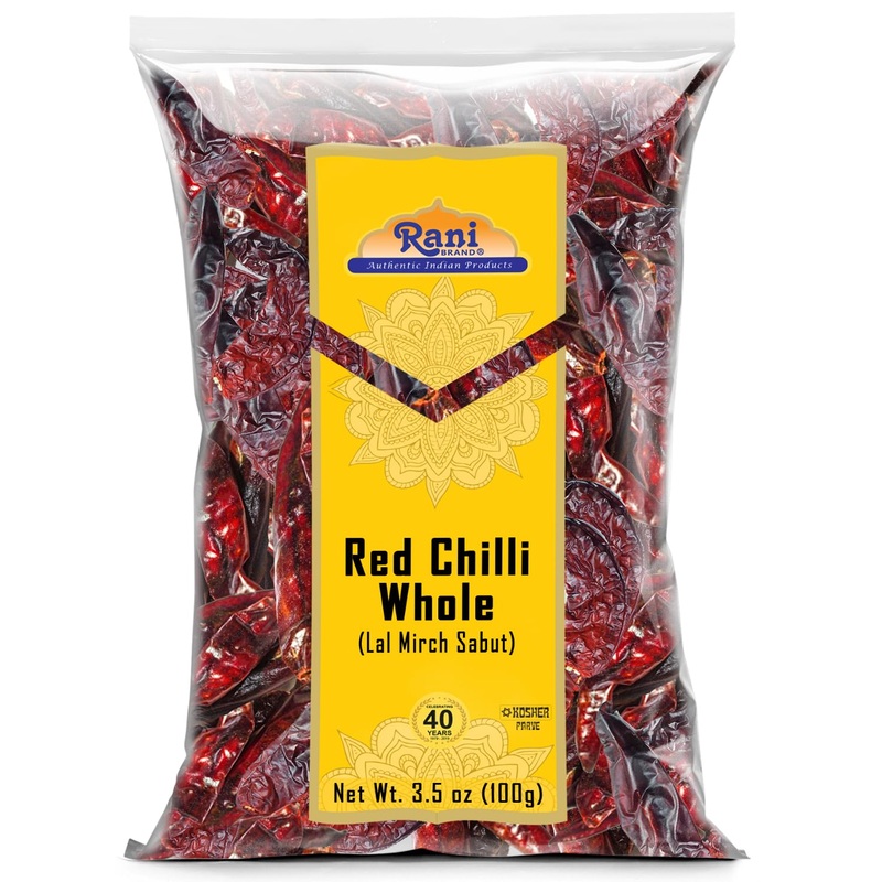 Rani Chilli Whole 3.5Oz (100G) ~ All Natural | Vegan | No Colors | Gluten Friendly | Non-Gmo