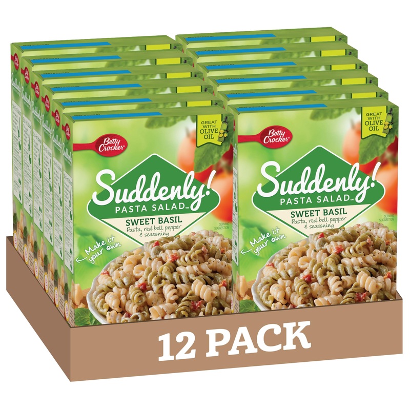 Suddenly Salad Sweet Basil Pasta Salad - 7.7 Oz 12 Pack