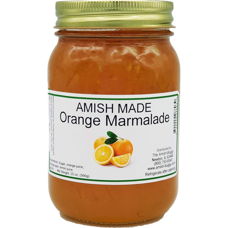 Amish Orange Marmalade - Two 18 Oz Jars