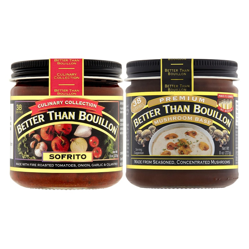 Better Than Bouillon Variety Pack (8.00 Ounce (Pack Of 2), Sofrito + Mushroom)