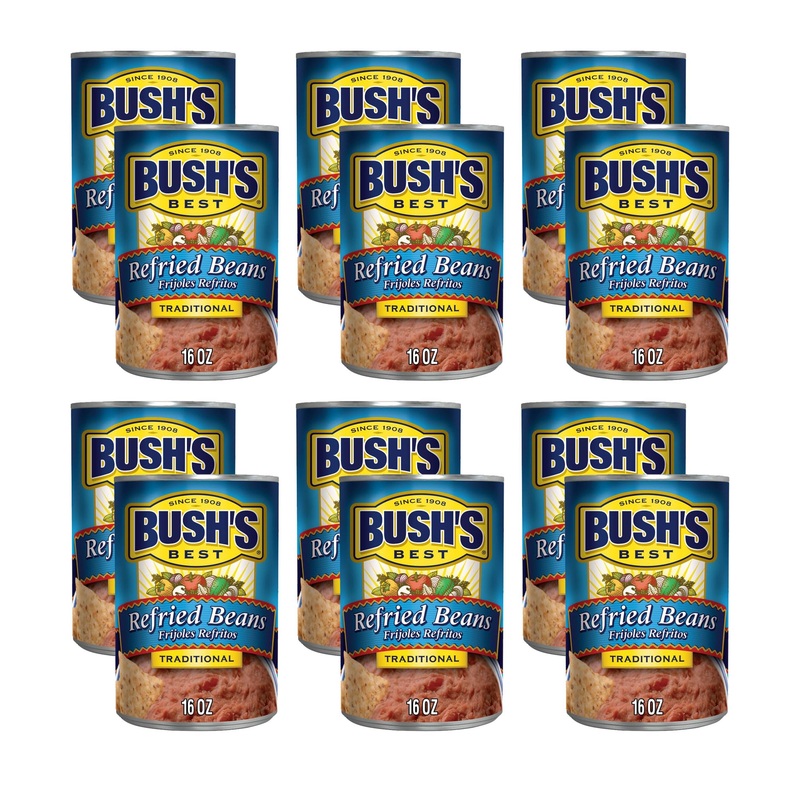 Bush'S Best Traditional Refried Beans (Case Of 12)