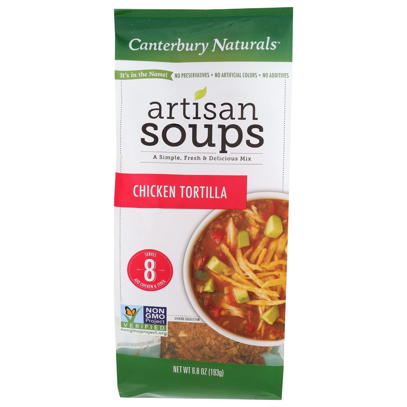 Canterbury Naturals Artisan Soup Mix, Chicken Tortilla Soup Mix, Non-Gmo, Makes 8 Servings, 6.8-Ounce Bag (Pack Of 1)