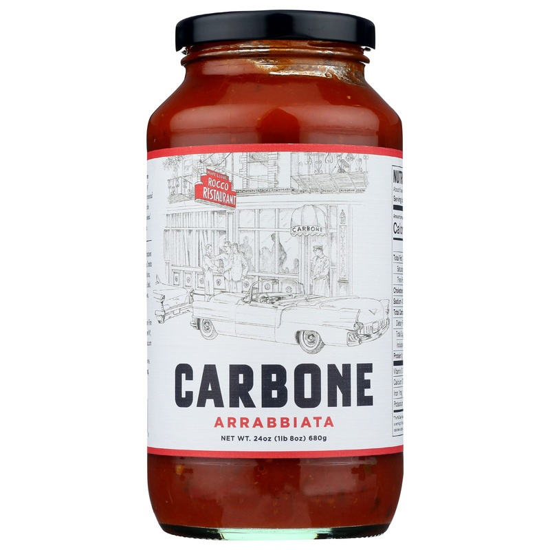 Carbone Arrabbiata Pasta Sauce, Fat Free, Non Gmo, 24 Ounce (Pack Of 6)