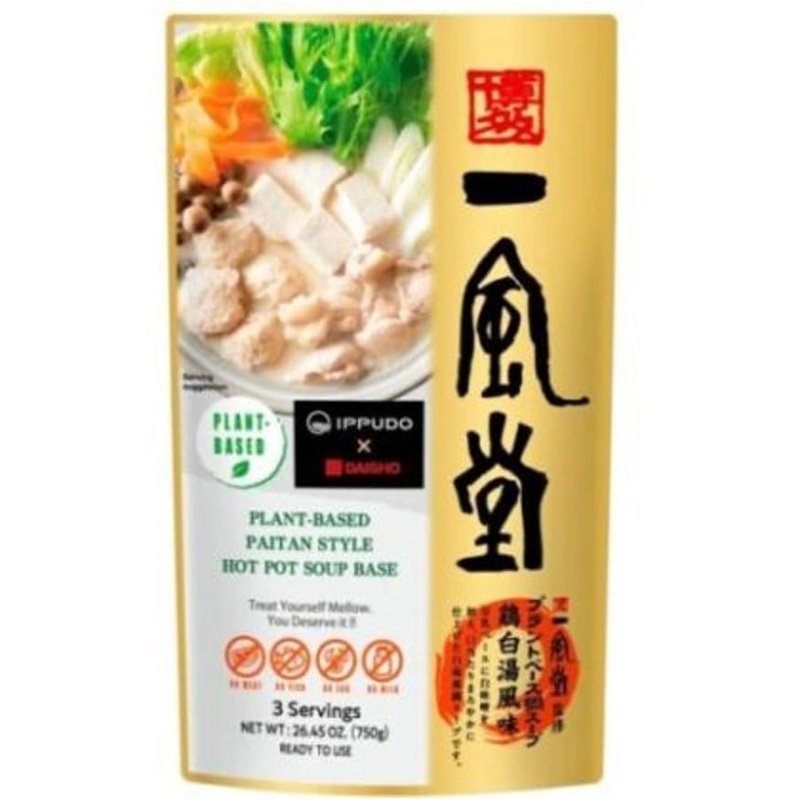 Daisho Plant-Based Paitan Style Hot Pot Soup Base, 26.45-Oz (Pack Of 1) Ready To Use