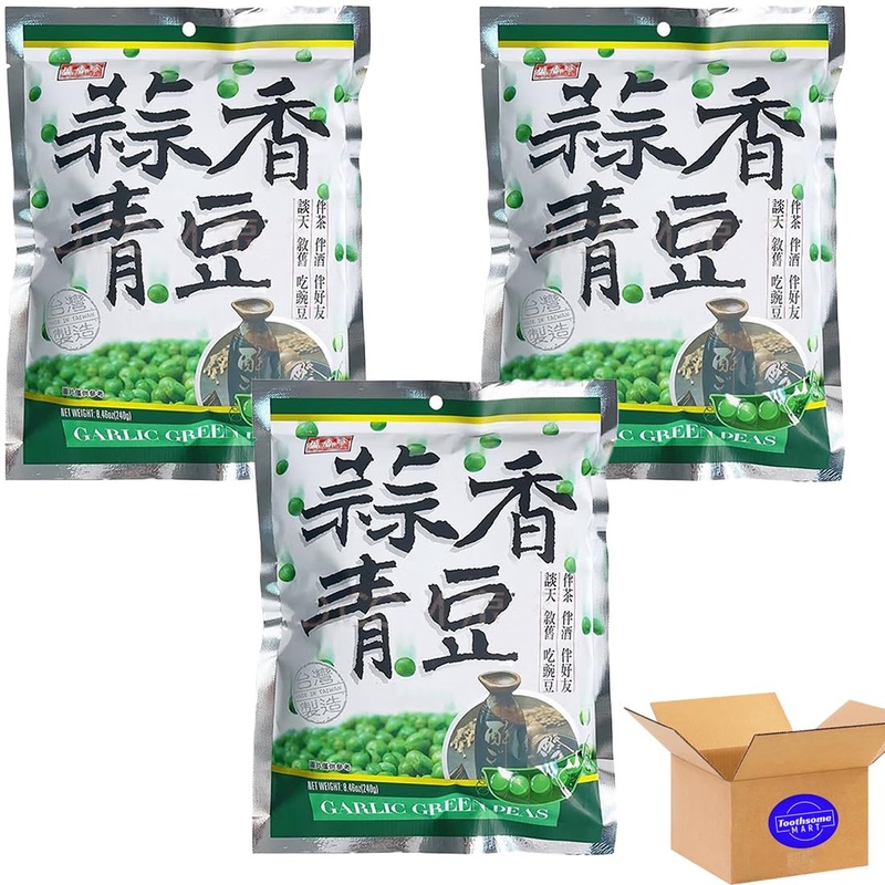 Garlic Green Peas 240G/8.46Oz Pack Of 3