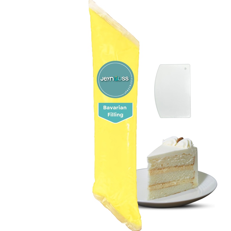 Jeynuuss Bavarian Cream Filling With Icing Spatula Pastry Filling Crema Pastelera Cake Filling Cannoli Pastry Cream Crema Pastel