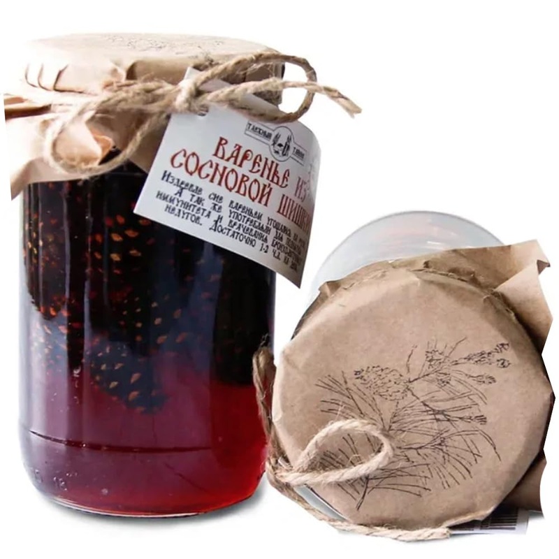 Pine Cone Jam With Baby Pine Cones 440G/15.5Oz Imported Siberian Delicacy