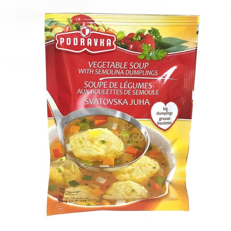 Podravka Vegetable Soup With Semolina Dumplings 2.0 Oz
