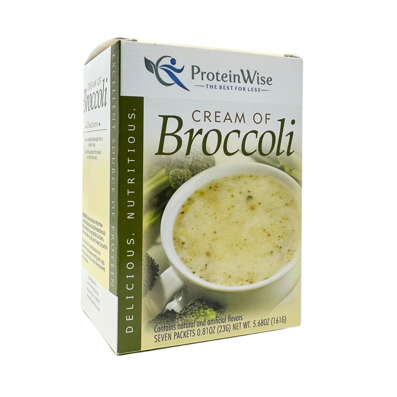 Proteinwise - Cream Of Broccoli Protein Soup - 7/Box