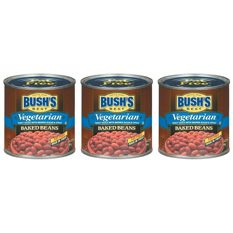 Bush'S Best Vegetarian Fat Free Baked Beans (3 Pack)