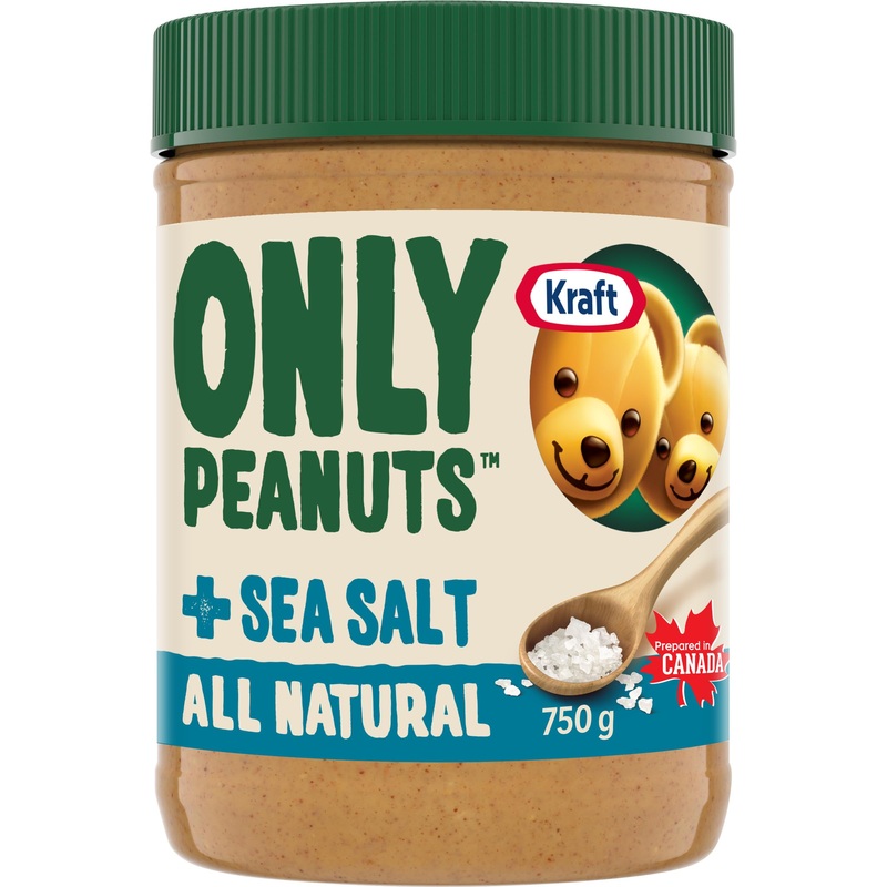 Kraft All Natural Peanut Butter With Sea Salt 750G | 26.5Oz {Imported From Canada}