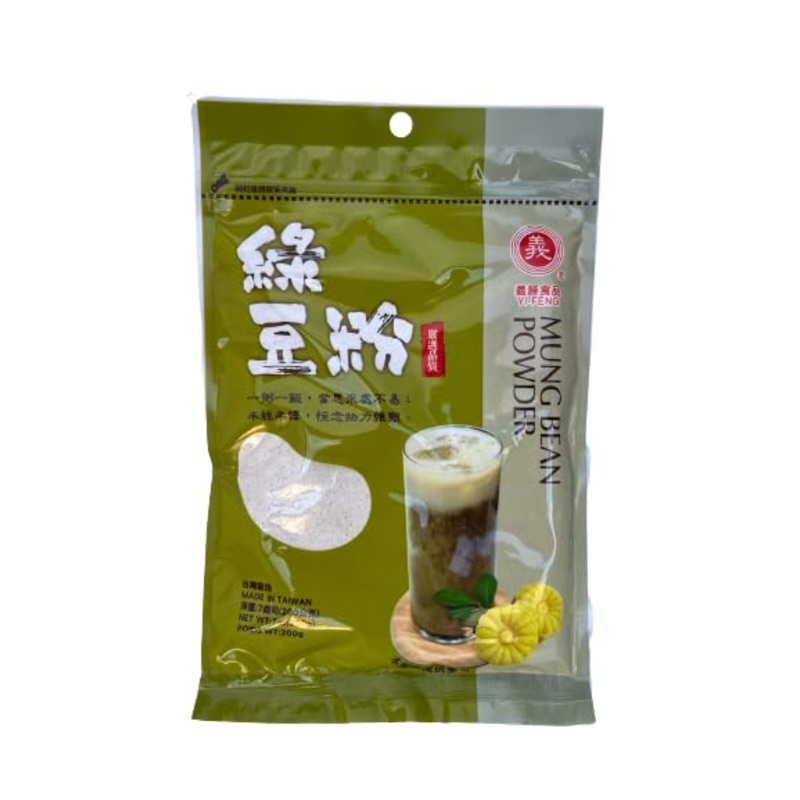 Mung Bean Powder, Green Peas Powder, Mung Bean Flour (Starch) By Yi Feng 7 Oz (1 Pack)