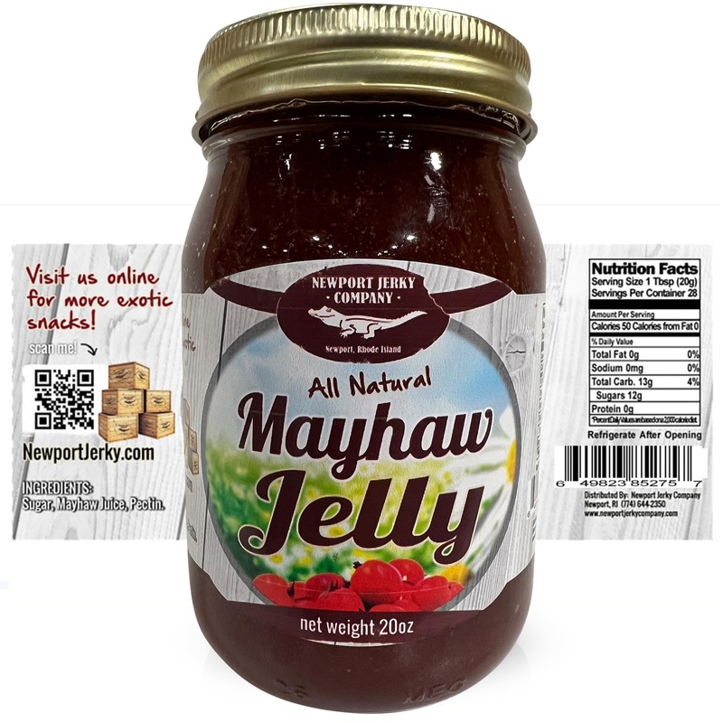 Newport Jerky Company Mayhaw Jelly | All Nautral, Fat Free, Vegan Jelly | Hand Crafted, Small Batch, Gluten Free | Low Calorie F