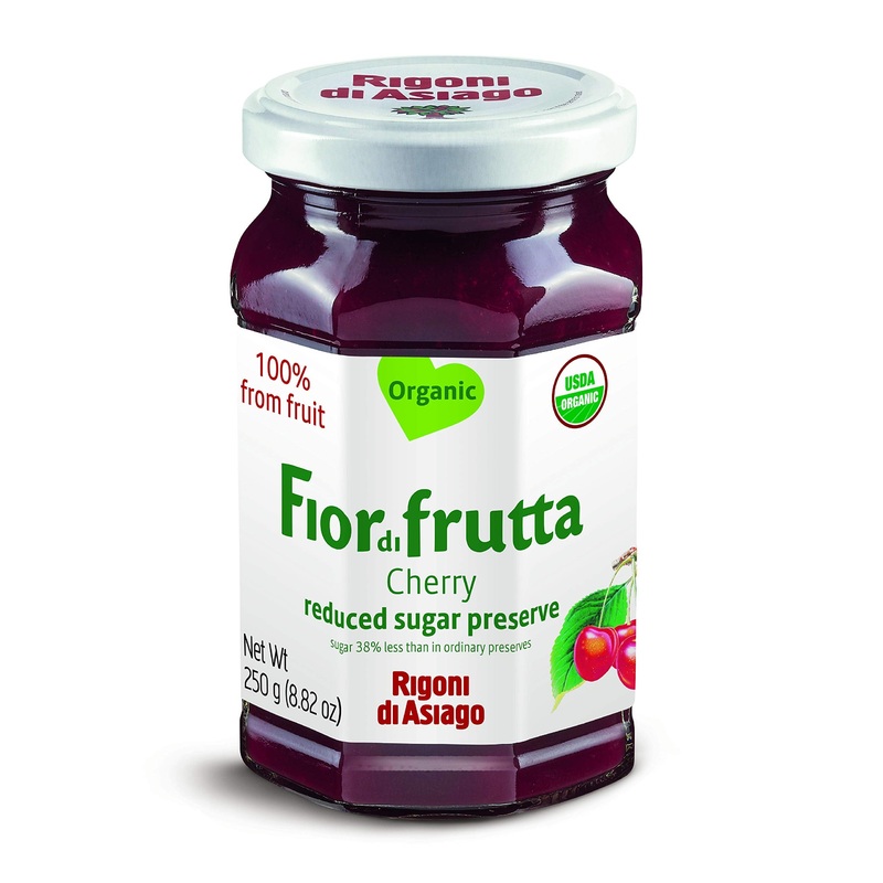 Rigoni Di Asiago Fiordifrutta Organic Fruit Spread, Cherry, 8.82 Ounce (Pack Of 1)